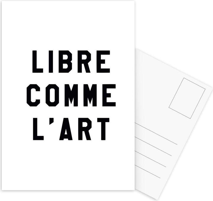 Immagine prodotto Juniqe Libre Comme L'Art White - Bianco e nero (3 pz.)