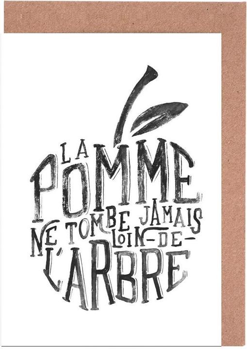 Immagine prodotto Juniqe La pomme et l'arbre - Citazioni e slogan (5 pz.)