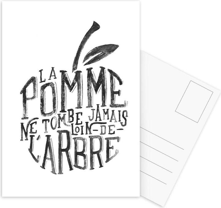 Image du produit Juniqe La pomme et l'arbre - Citations et slogans (3 pcs)