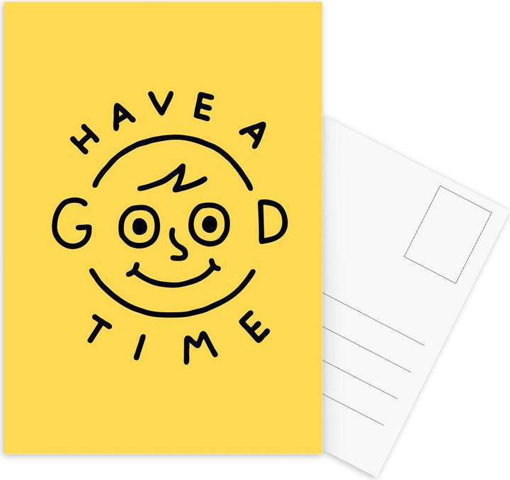 Actual product image Juniqe Good Times - Quotes & Slogans (3 pcs.)