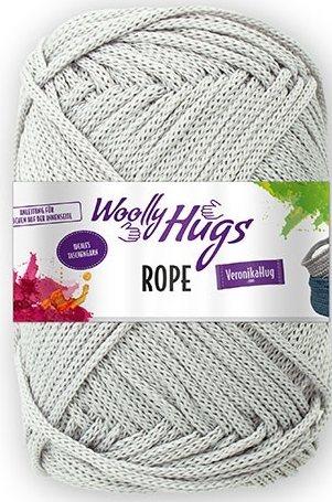 Actual product image Woolly Hugs Wool Rope Yarn 200 g Light Grey (140 m)