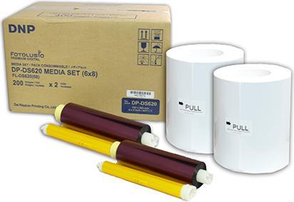 Actual product image DNP DS 620 Media Kit 15x20 cm 2x 200 sheets (15 x 20 cm, 200 x)