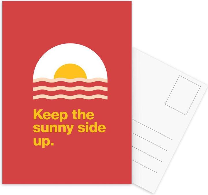 Actual product image Juniqe Sunny Side - Quotes & Slogans (3 pcs.)