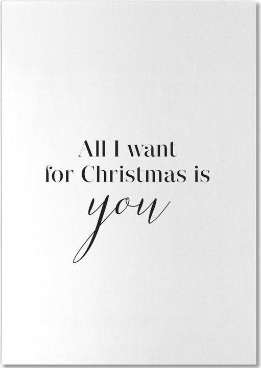 Image du produit Juniqe All I Want - Noël (A5, À rayures)