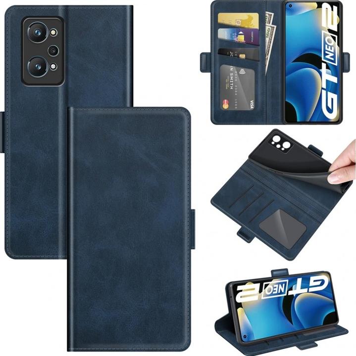 Actual product image Screenguard Realme GT Neo2 CardLounge Leather Case (Realme GT Neo 2)