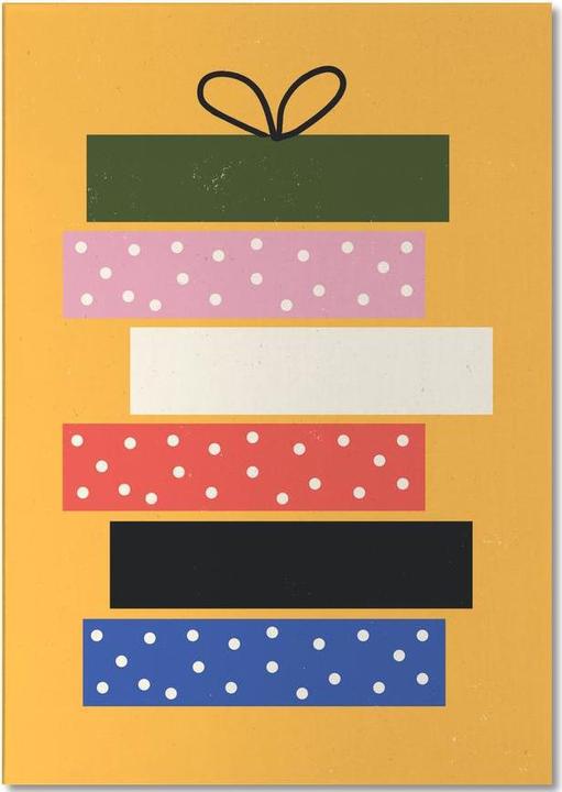 Actual product image Juniqe Pile Of Prezzies - Christmas (A5, Lined)