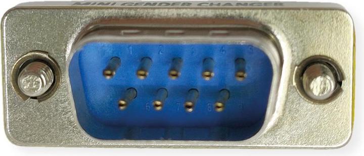 Actual product image Value Mini Gender Changer, DB9 ST/ST (0.02 m, Mini DIN)