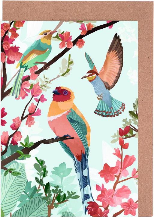 Image du produit Juniqe Birds Of Summer - Oiseaux (3 pcs)