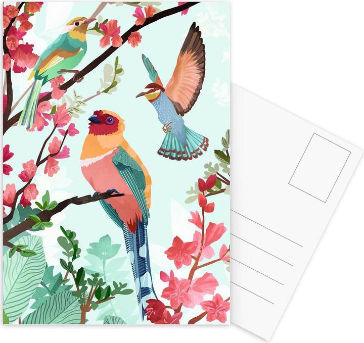 Image du produit Juniqe Birds Of Summer - Oiseaux (3 pcs)