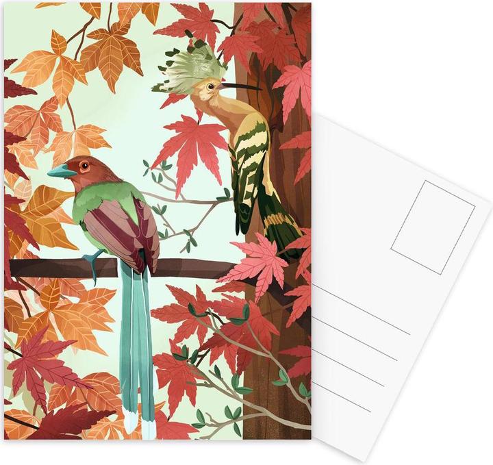 Immagine prodotto Juniqe Uccelli d'autunno - Uccelli (3 pz.)