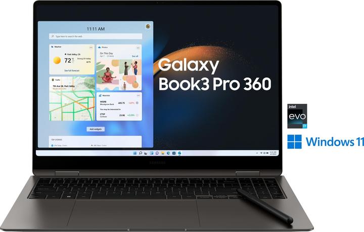 Produktbild Samsung Galaxy Book3 Pro 360 (16", Intel Core i7-1360P, 16 GB, 1000 GB, DE)