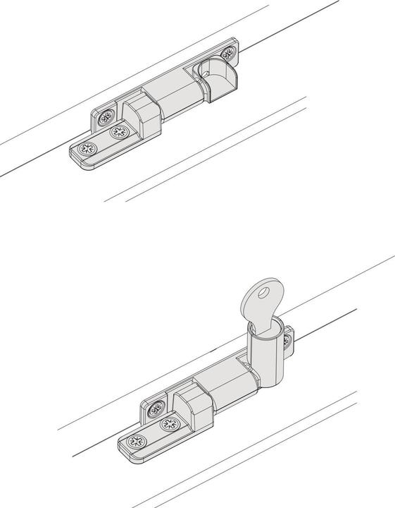 Immagine prodotto Maco Tornello a vite, chiusura automatica, argento (10534)