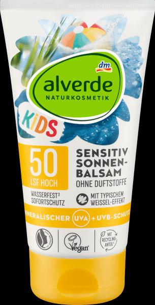 dm alverde Kids sensitiv (Suntan cream, SPF 50, 150 ml)