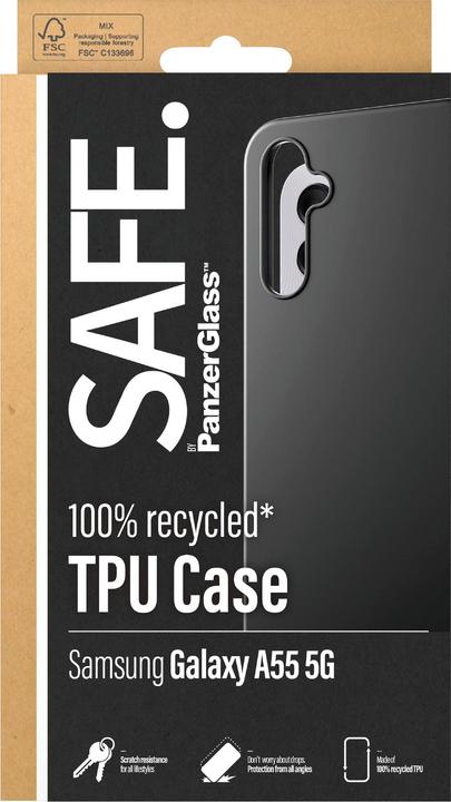 Produktbild Safe Clear TPU Case (Samsung Galaxy A55)