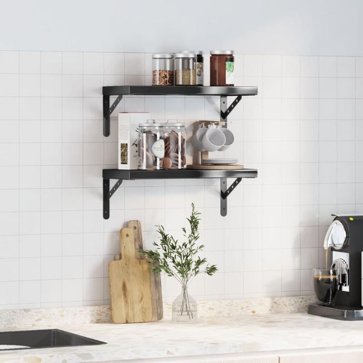 Actual product image VidaXL Wall shelves 2 pcs. 50 x 23.5 cm Noble