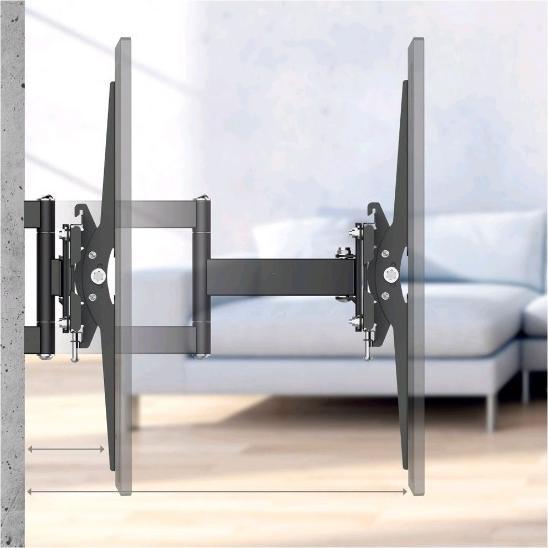 Actual product image Hama Fullmotion (Wall, 65", 40 kg)