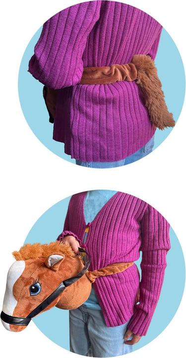 Produktbild Johntoy Holly Horse Pferdekopf braun mit Gummizug