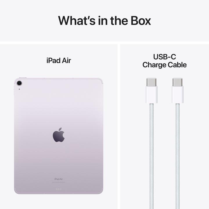 Produktbild Apple iPad Air 13 2024 (M2) (5G, 13", 1000 GB, Purple)