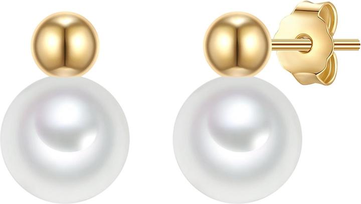 Immagine prodotto Valero Pearls Perle d'acqua dolce d'argento da donna coltivate in oro giallo - 32362 (Argento)