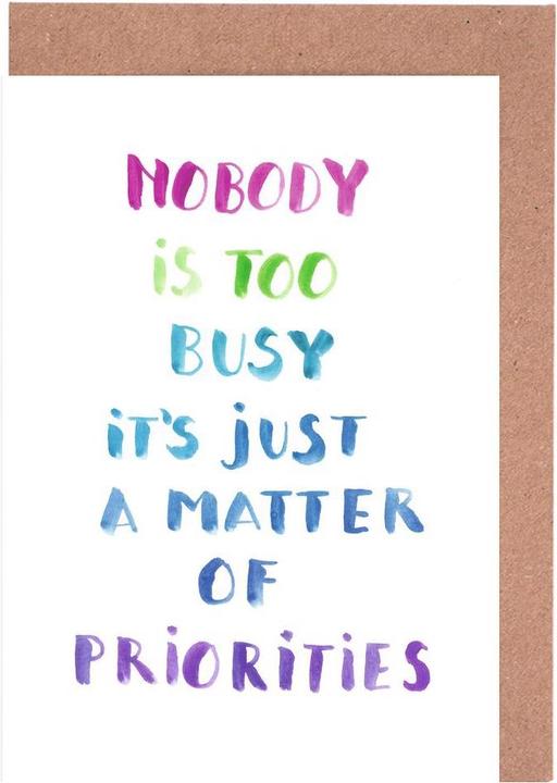 Actual product image Juniqe Priorities - Quotes & Slogans (15 pcs.)