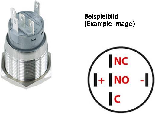 Actual product image Phobya Vandal switch 19mm