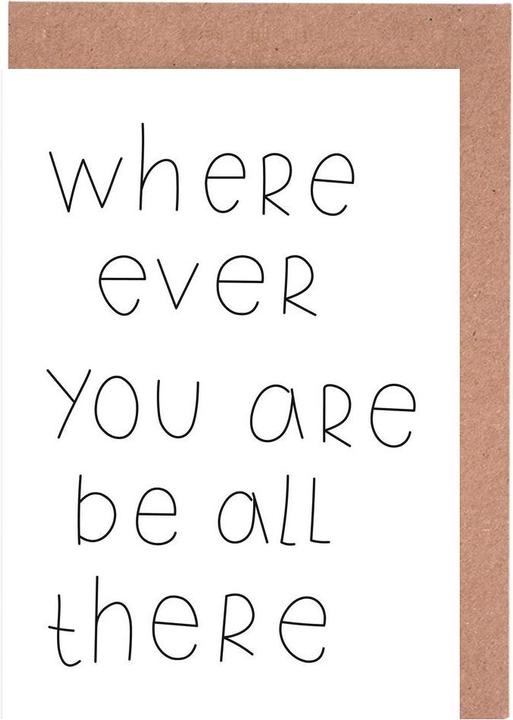 Actual product image Juniqe Where Ever - Quotes & Slogans (15 pcs.)