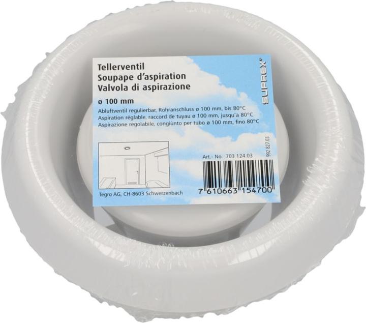 Produktbild Suprex Tellerventil