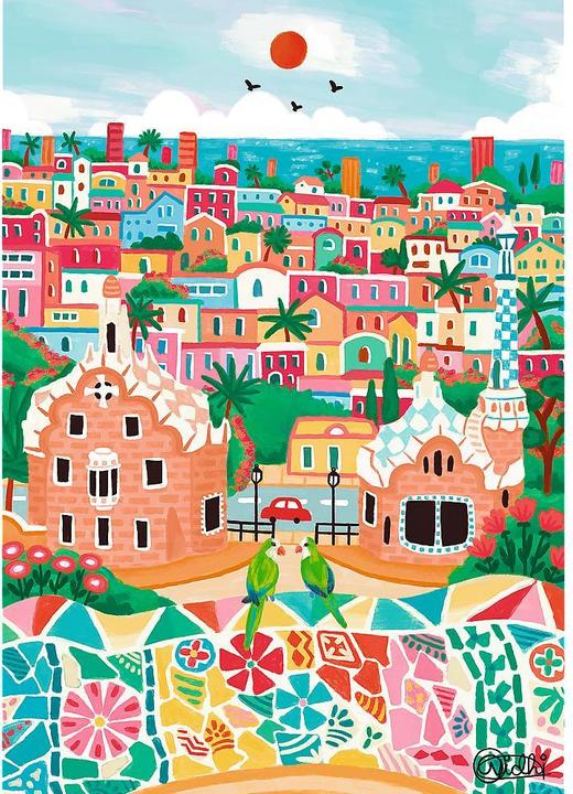 Produktbild Trefl Puzzle Premium Plus 1000 - Modern: Barcelona, Spanien (1000 Teile)