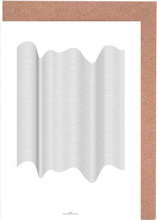 Actual product image Juniqe Waves - Abstract & Geometric (3 pcs.)