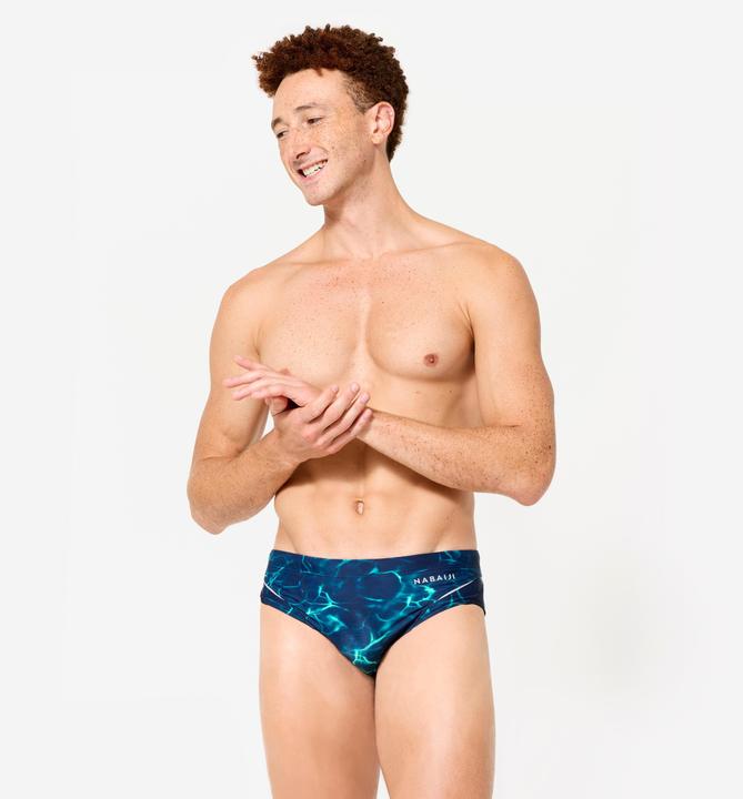 Actual product image Nabaiji Badehose Slip Herren - 900 Tiare blau/grün (XL)