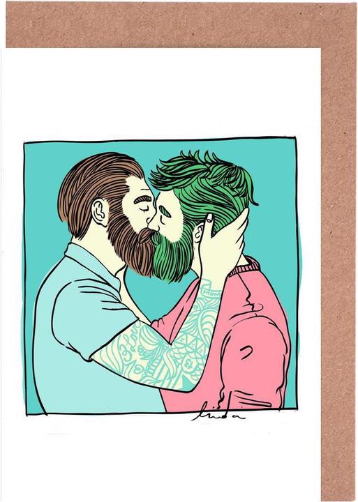 Actual product image Juniqe Men Kiss 2 - Couples (15 pcs.)