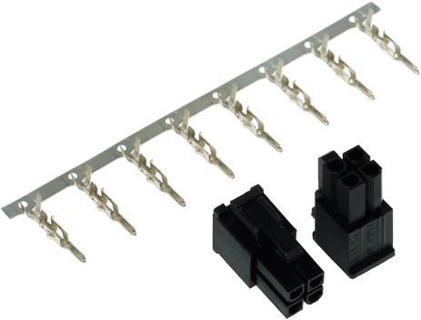 Immagine prodotto Phobya Connettore di alimentazione ATX 4Pin maschio, 2 pezzi