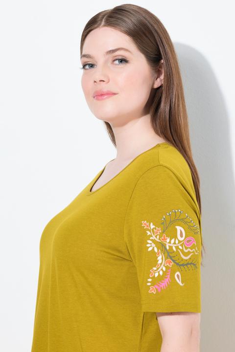 Produktbild Ulla Popken Pyjama, Paisleymuster, Rundhals, Halbarm (54)