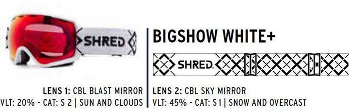Produktbild Shred Rarify Goggles Bigshow White
