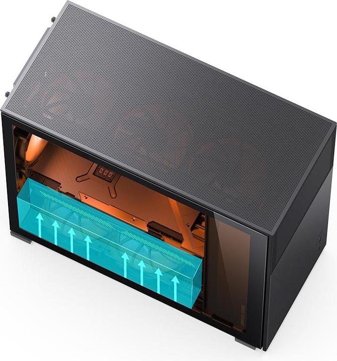 Productafbeelding Jonsbo D41 Scherm ATX behuizing, gehard glas - zwart (ATX, mATX, Mini-ITX, DTX)