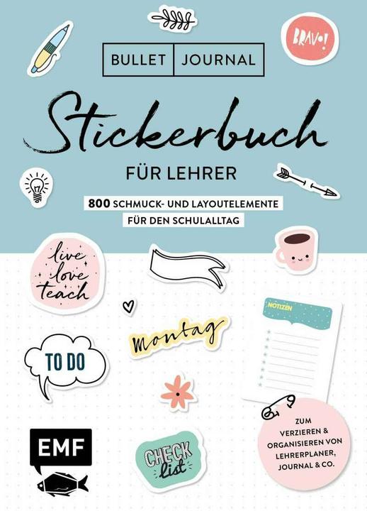 Produktbild Bullet Journal – Stickerbuch für Lehrer
