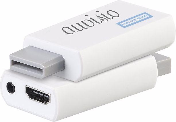 Produktbild Auvisio 2-mal: Wii-HDMI-Adapter, Full-HD-Auflösung, 60 B./Sek., GameCube-kompatibel