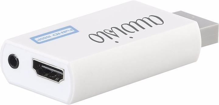 Produktbild Auvisio 2-mal: Wii-HDMI-Adapter, Full-HD-Auflösung, 60 B./Sek., GameCube-kompatibel