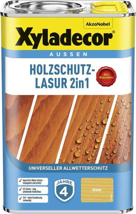 Produktbild Xyladecor Holzschutz-Lasur Kiefer 4 L (4 l)