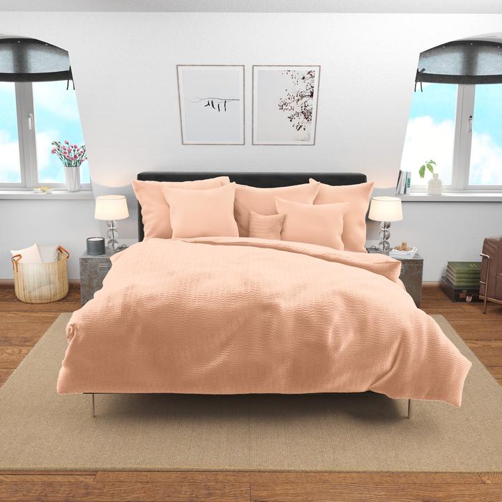 Actual product image Lotus Bettwaren Satin seersucker (Duvet cover, 200 x 210 cm)