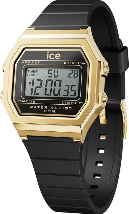 Immagine prodotto ICE Watch Ghiaccio Digit Retro Nero Oro Piccolo 022064 (Orologio digitale, Orologio a fase lunare, 32 mm)