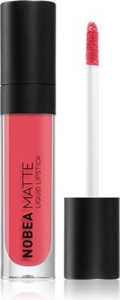 Actual product image Nobea Day-to-Day Matte Liquid Lipstick - Raspberry Red, 7 ml (Raspberry red)