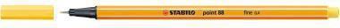Actual product image STABILO point 88 Fineliner (Yellow, 1 x)