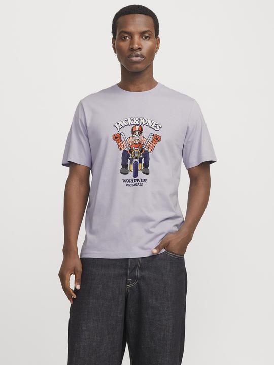 Produktbild Jack & Jones Gedruckt Rundhalsausschnitt T-shirt T-shirt (XS)