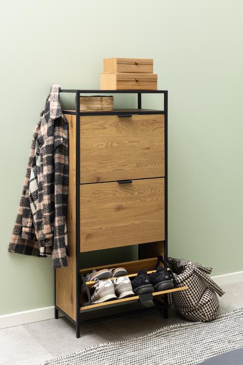 Actual product image AC Design Seaford shoe cabinet (129 x 56 x 30 cm)