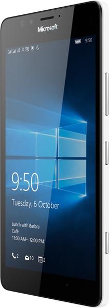 Microsoft Lumia 950 (32 GB, White, 5.20", Dual SIM, 20 Mpx, 4G)