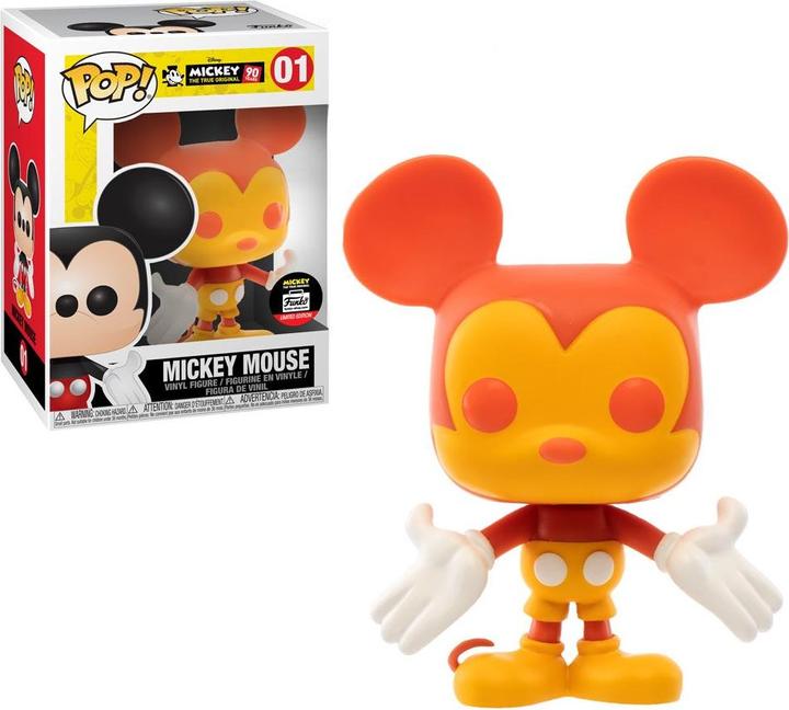 Image du produit Funko POP! Mickey The True Original 90ème Anniversaire - Mickey Mouse (Orange & Jaune) Exclusive