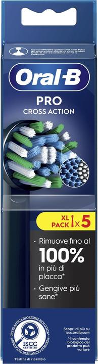 Produktbild Braun Oral-B Ersatzköpfe Pro Cross Action Schwarz, 5 Köpfe (5 x)
