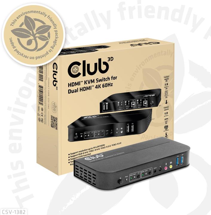 Produktbild Club 3D KVM Switch