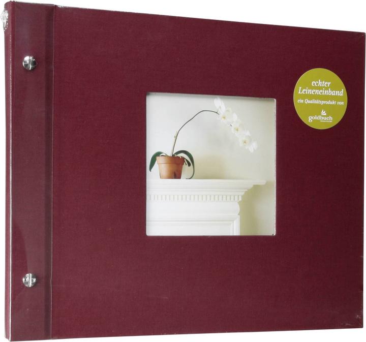 Actual product image Goldbuch Bella Vista bord. 30x25 screw album 40 black pages (30 x 25 cm)